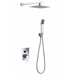 Kit monomando ducha empotrado 2-vías DUBLIN cromo - GPE006 1