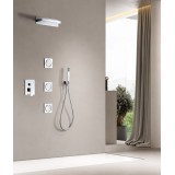 Kit monomando ducha empotrado 3-vías FORMENTERA cromo - GPE008 3