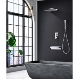 Kit monomando ducha empotrado 3-vías JAVA cromo - GPV017 3