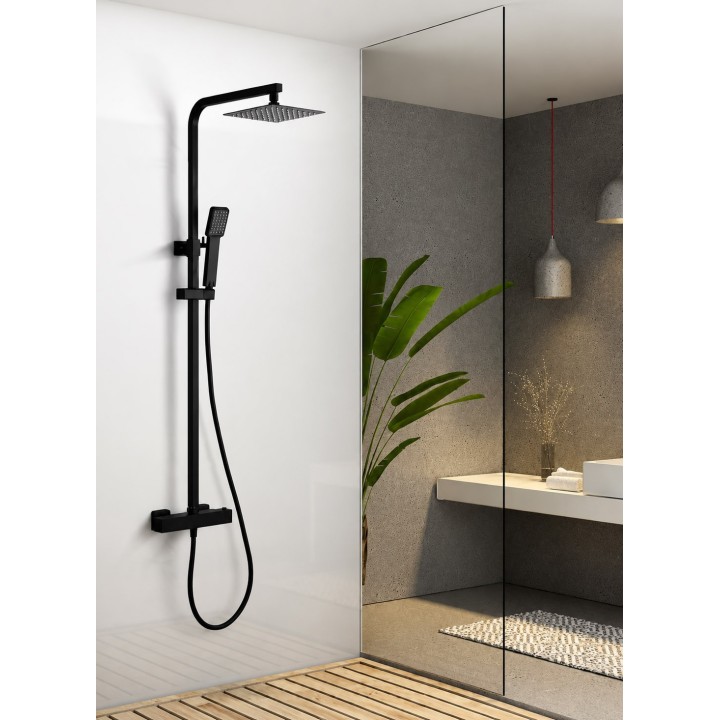 Conjunto termostático ducha VIGO negro mate - BTV013/NG 5