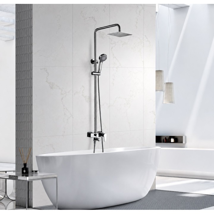Conjunto monomando baño-ducha SAONA cromo - BDO020 4