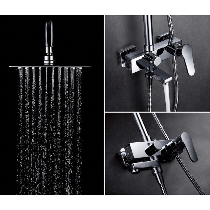 Conjunto monomando baño-ducha SAONA cromo - BDO020 3