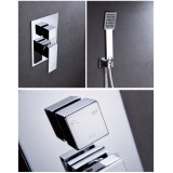 Kit monomando ducha empotrado 3-vías MÁLAGA cromo - GTS020 3