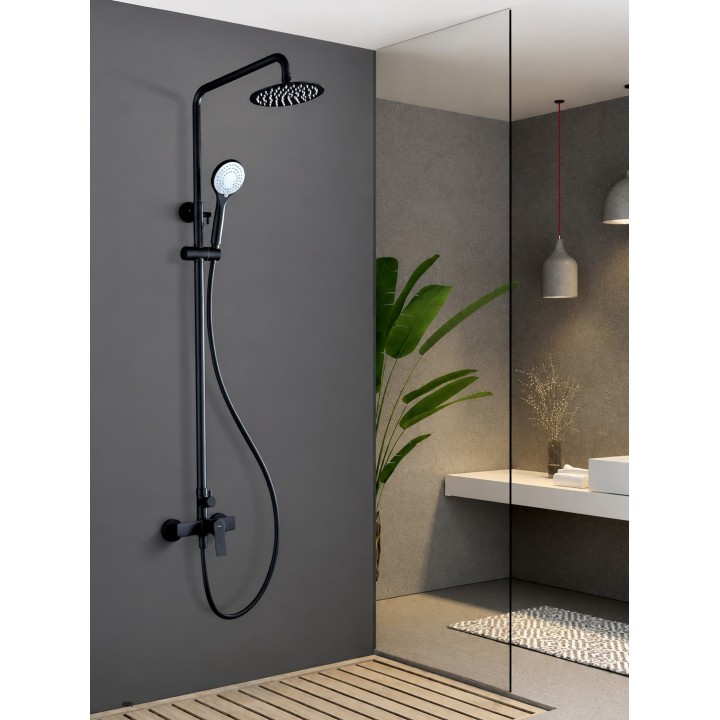 Conjunto monomando ducha LUXOR negro mate - BDX023/NG 5