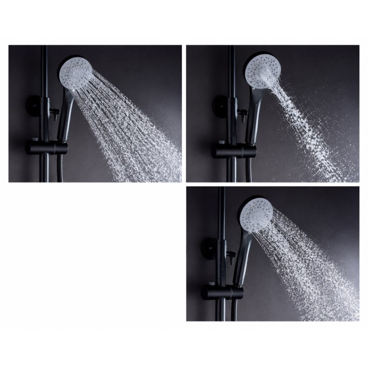Conjunto monomando ducha LUXOR negro mate - BDX023/NG 3