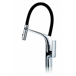 Monomando fregadero LANZAROTE cromo/negro mate - GCE015 1