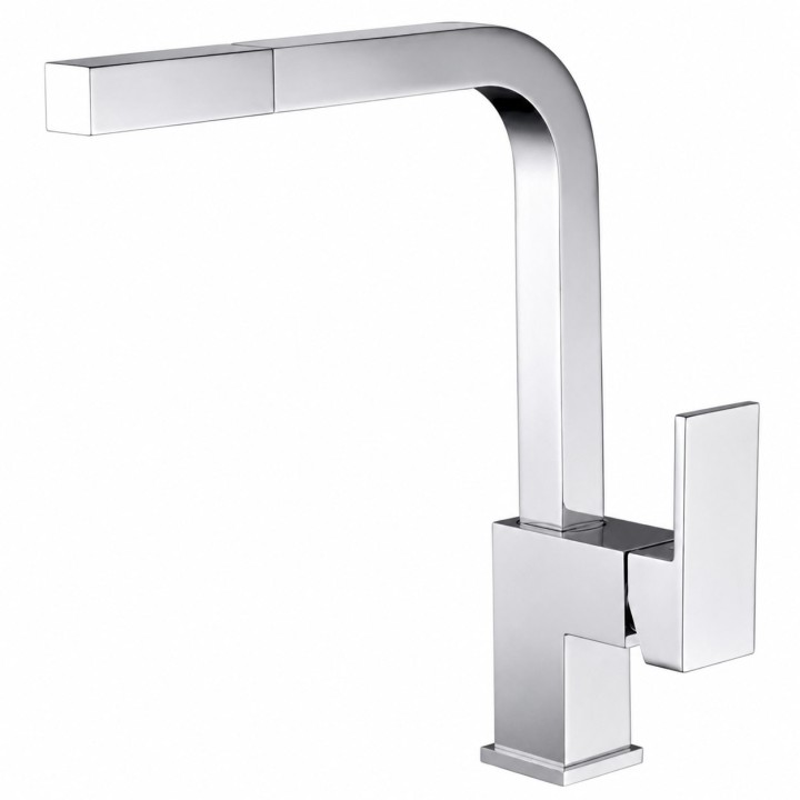 Monomando fregadero caño extraible CONSTANZA cromo - GCE005 1