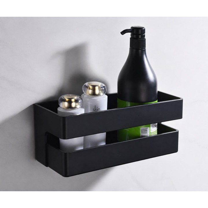 Jabonera rectangular IMEX negro mate - ANG005 3