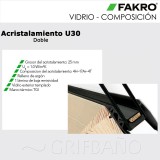 Ventana para tejado proyectante-giratoria FAKRO Mod. PPP-V MAX PVC 9