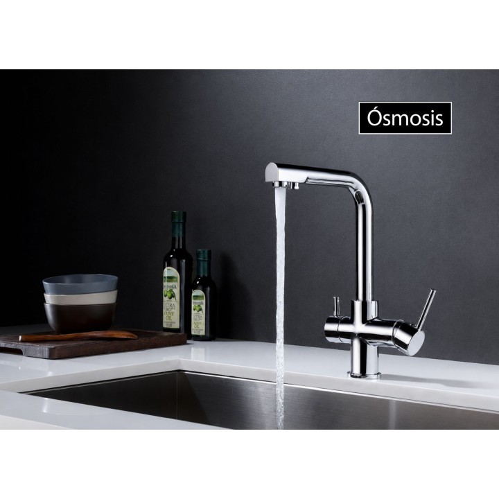 Monomando fregadero osmosis MARSELLA cromo - GOS004 4