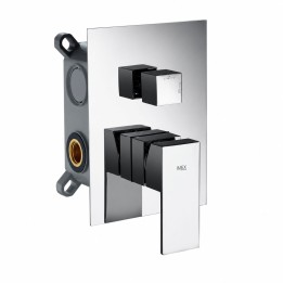 Monomando ducha empotrado 4-vías IMEX cromo - GSM04V 1