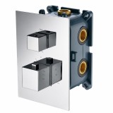 Termostático ducha empotrado 4-vías IMEX cromo - GST44V 1