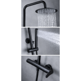 Conjunto monomando ducha DINAMARCA negro mate - BDR031/NG 3