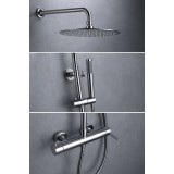 Conjunto monomando ducha MOSCU acero S316 - BDK034 3