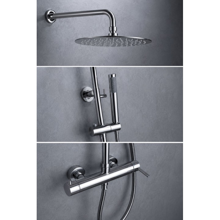 Conjunto monomando ducha MOSCU acero S316 - BDK034 3
