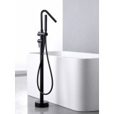 Monomando baño-ducha a suelo CORCEGA negro mate - BBECO1/NG 4