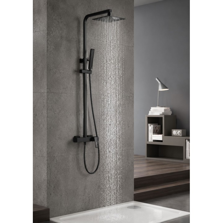 Conjunto monomando ducha SUECIA negro mate - BDC032/NG 4