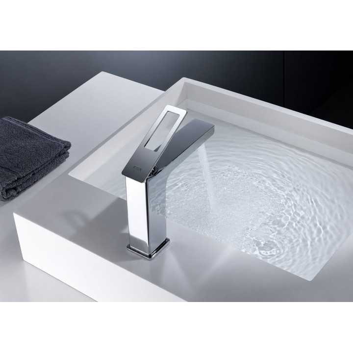Monomando lavabo SUECIA cromo - BDC032-1 4