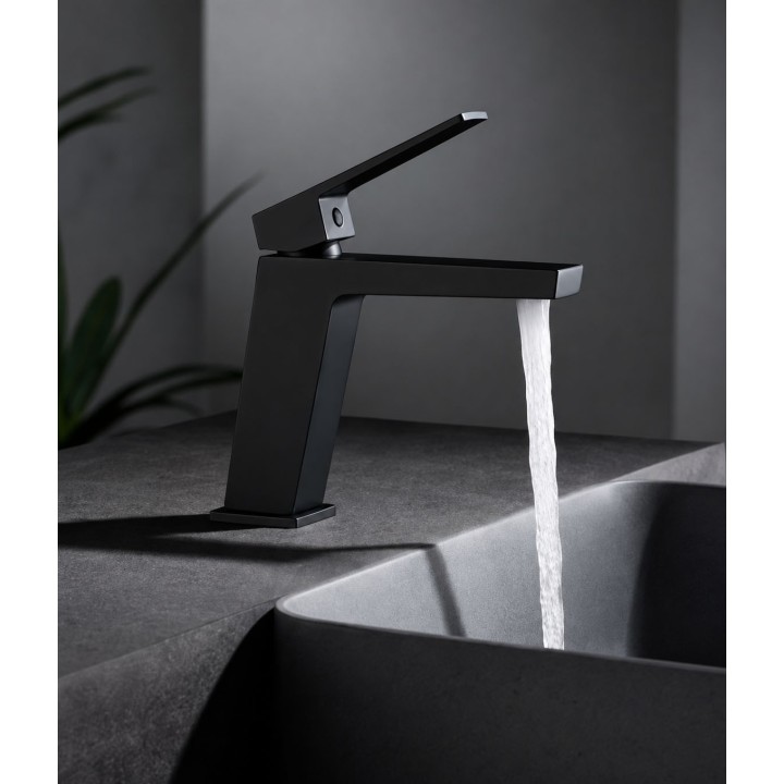 Monomando lavabo ART negro mate - BDAR025-1NG 3