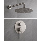 Kit monomando ducha empotrado 2-vías MOSCU acero S316 - GPK034 4