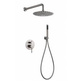 Kit monomando ducha empotrado 2-vías MOSCU acero S316 - GPK034 1