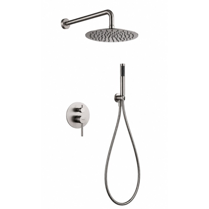 Kit monomando ducha empotrado 2-vías MOSCU acero S316 - GPK034 1
