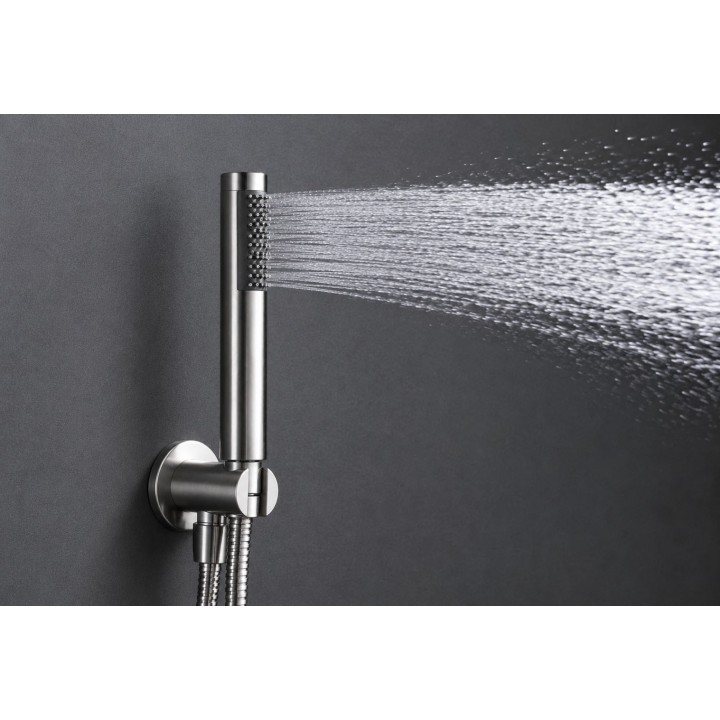Kit termostático ducha empotrado 2-vías MADEIRA negro mate - GTM021/NG 4