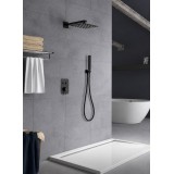 Kit termostático ducha empotrado 2-vías MADEIRA negro mate - GTM021/NG 3