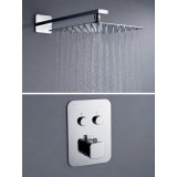Kit termostático ducha empotrado 2-vías MADEIRA cromo - GTM021 3