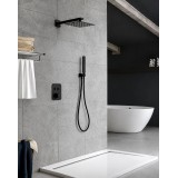 Kit termostático ducha empotrado 2-vías PORTUGAL negro mate - GTP022/NG 3