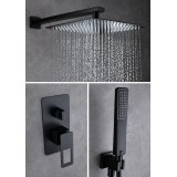 Kit monomando ducha empotrado 2-vías SUECIA negro mate - BDC032-6NG 3