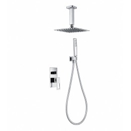Kit monomando ducha empotrado 2-vías ESTOCOLMO cromo - BDES37-6 1