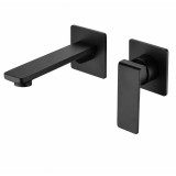 Monomando lavabo empotrado FIYI negro mate - GLF016/NG 1