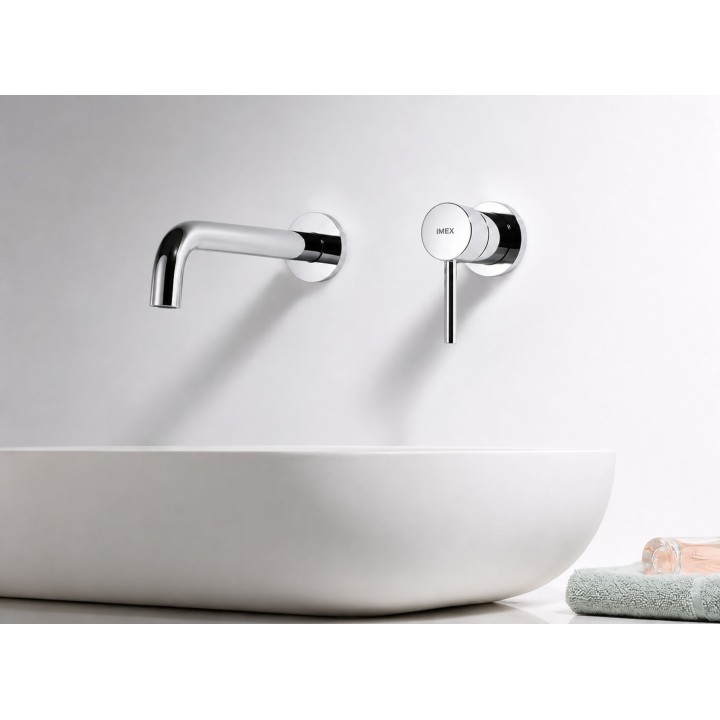 Monomando lavabo empotrado ETNA cromo - GLT023 3