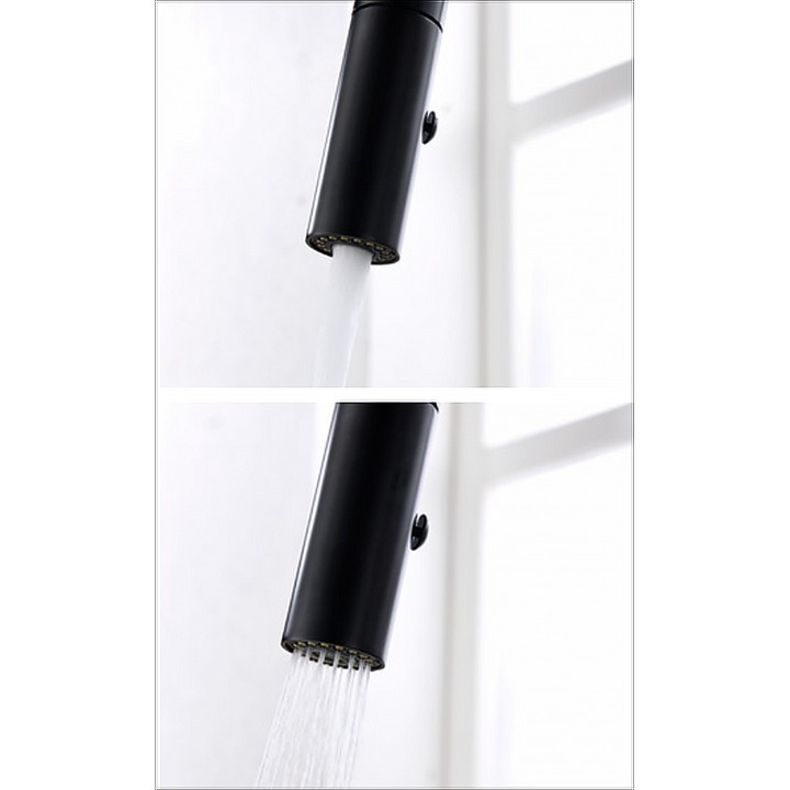 Monomando fregadero caño extraible SAMOA negro mate - GCE017/NG 4