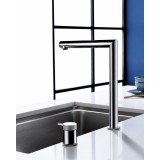 Monomando fregadero caño abatible ITACA cromo - GCE018 4
