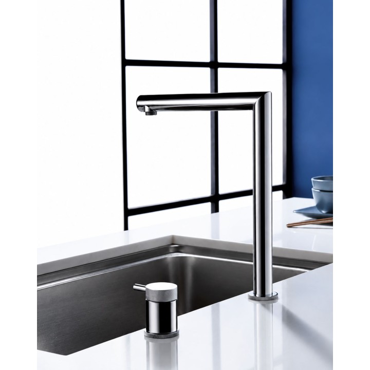 Monomando fregadero caño abatible ITACA cromo - GCE018 4