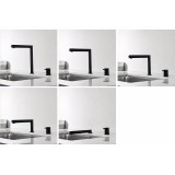 Monomando fregadero caño abatible ITACA negro mate - GCE018/NG 4