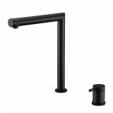 Monomando fregadero caño abatible ITACA negro mate - GCE018/NG 1