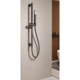 Barra ducha con toma de agua ADUR black gun metal - BDD003/BGM 2