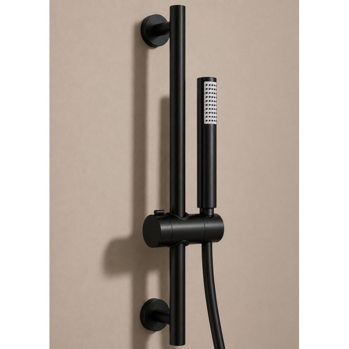 Barra ducha ADUR negro mate - BDD001/NG 3