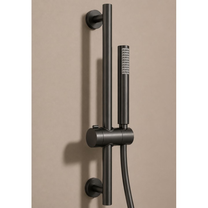 Barra ducha ADUR black gun metal - BDD001/BGM - Imex