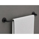 Toallero barra 50 PURE negro mate - CAP005-04/NG - Medimex