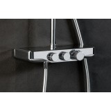 Conjunto termostático ducha 2-vías RS SMART cromo - 85TC201RP280 3