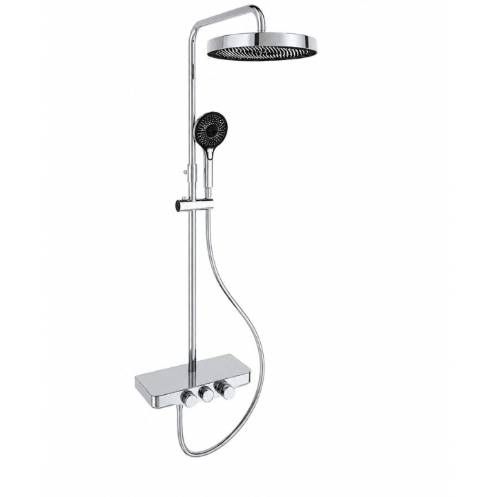 Conjunto termostático ducha 2-vías RS SMART cromo - 85TC201RP280 1