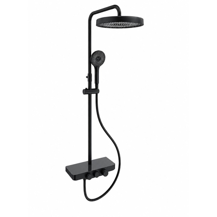 Conjunto termostático ducha 2-vías RS SMART negro mate - 85TC201RP280NM 1