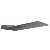Rociador ducha RS rectangular grafito cepillado - RRK02GR 1
