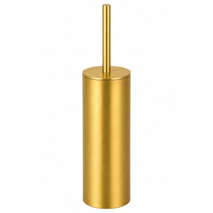 Escobillero ERGOS con tapa oro cepillado - ESCOCU01OC 1