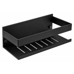 Jabonera repisa ERGOS 230 mm negro mate - REPI01NM 1