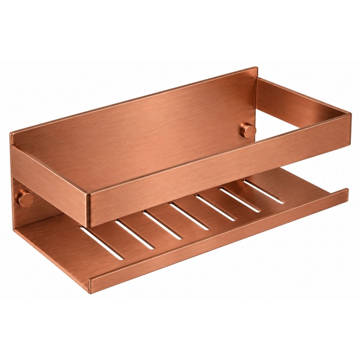 Jabonera repisa ERGOS 230 mm cobre cepillado - REPI01CUC 1
